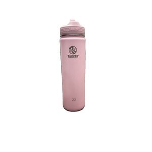 Takeya Actives 22oz Blush Pink Insulated Stainless Steel Water Bottle